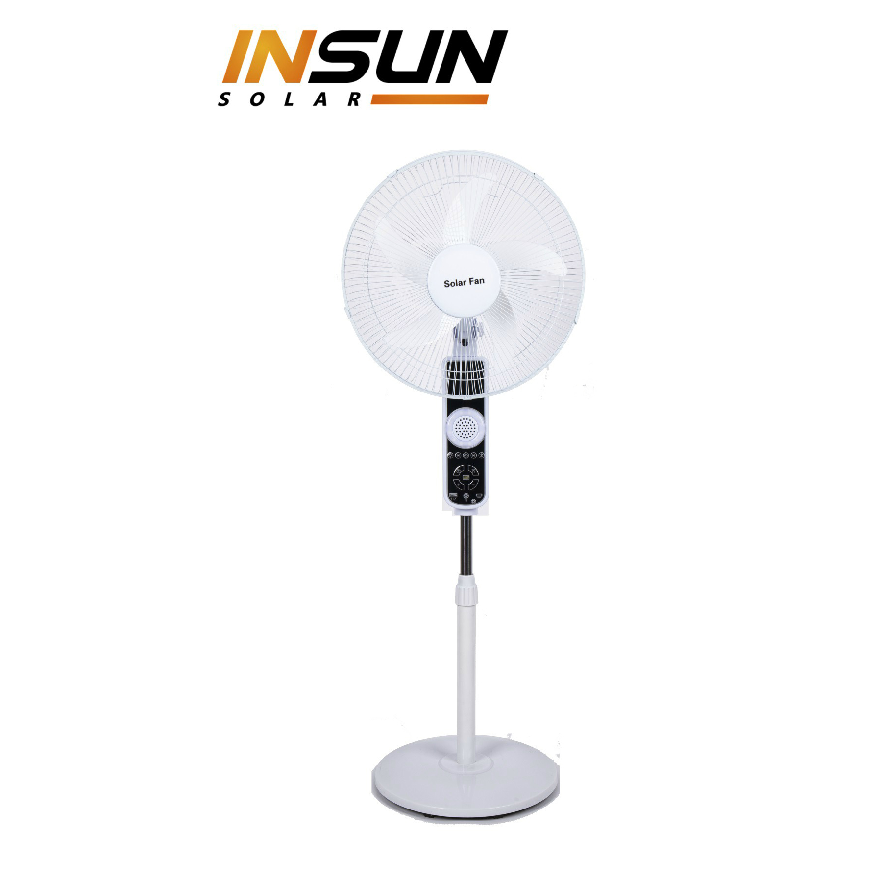 2024 New Hot sale SOLAR  Music flood FAN  for cooling system