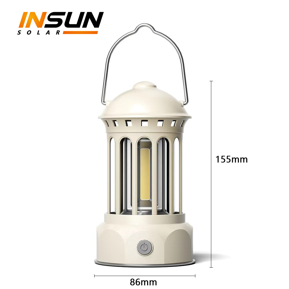 2024 New Recharglbe outdoor IP65 Solar Camping light